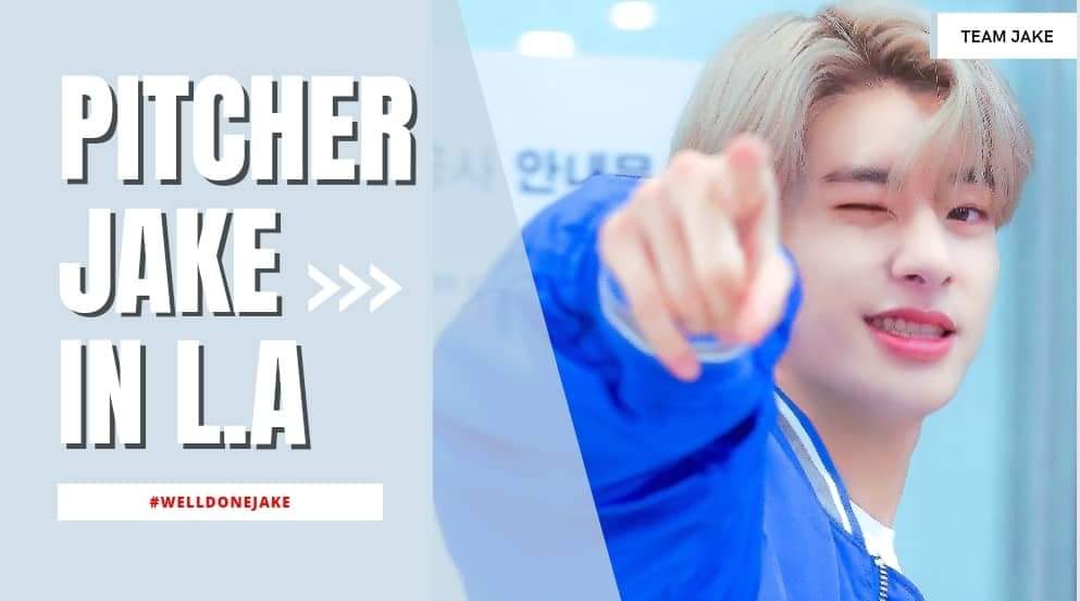 jakeupdateteam's tweet photo. Let's give our Pitcher JAKE and ENHYPEN some run support for his first pitch for the L.A Dodgers. ⚾

PITCHER JAKE IN LA
#WellDoneJake #ENHYPENinLA
#JAKE #제이크 #ENHYPEN_JAKE #엔하이픈_제이크
@ENHYPEN_members @ENHYPEN https://t.co/Olo2O5ZItj