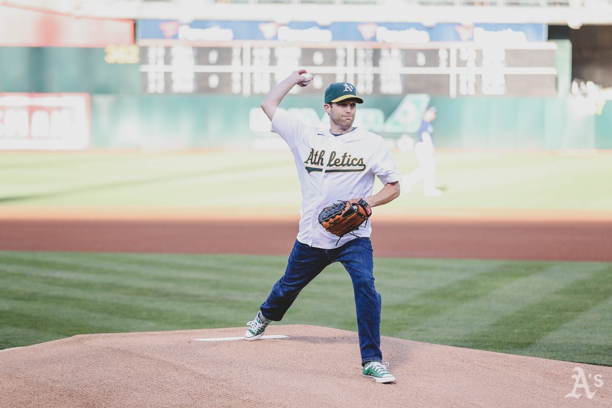 Athletics's tweet photo. We're excited to welcome several Oakland A's Community Fund Broadcast Auction winners to tonight's game to enjoy their unique package experiences!

Thank you to auction donor Jason Suhrke for getting us started before tonight's game! #DrumTogether https://t.co/D6jrSpteFr