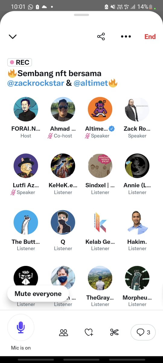 Pagi!  Word of the day: Zeitgest

Terima kasih kpd <a href="/altimet/">Altimet.eth</a> &amp; <a href="/zack_rockstar/">Zack Rockstarᅠᅠᅠᅠᅠᅠᅠᅠᅠᅠᅠᅠᅠᅠᅠᅠᅠᅠᅠᅠᅠᅠᅠᅠᅠᅠᅠᅠᅠᅠᅠᅠᅠᅠᅠᅠᅠ</a> untuk sembang NFT semalam di Space kami 🤘🔥
 
Bagi sesiapa yg ingin tahu lebih lanjut tentang projek NFT atau baru nak belajar tentang NFT, boleh join telegram kami 😆 t.me/forainft