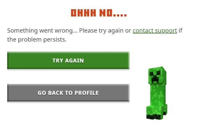 persik_stik's tweet photo. @MojangSupport, hello! I want migrate my account Minecraft, but code is not sent to email. sometimes gives an error. https://t.co/YBq1PL9B08