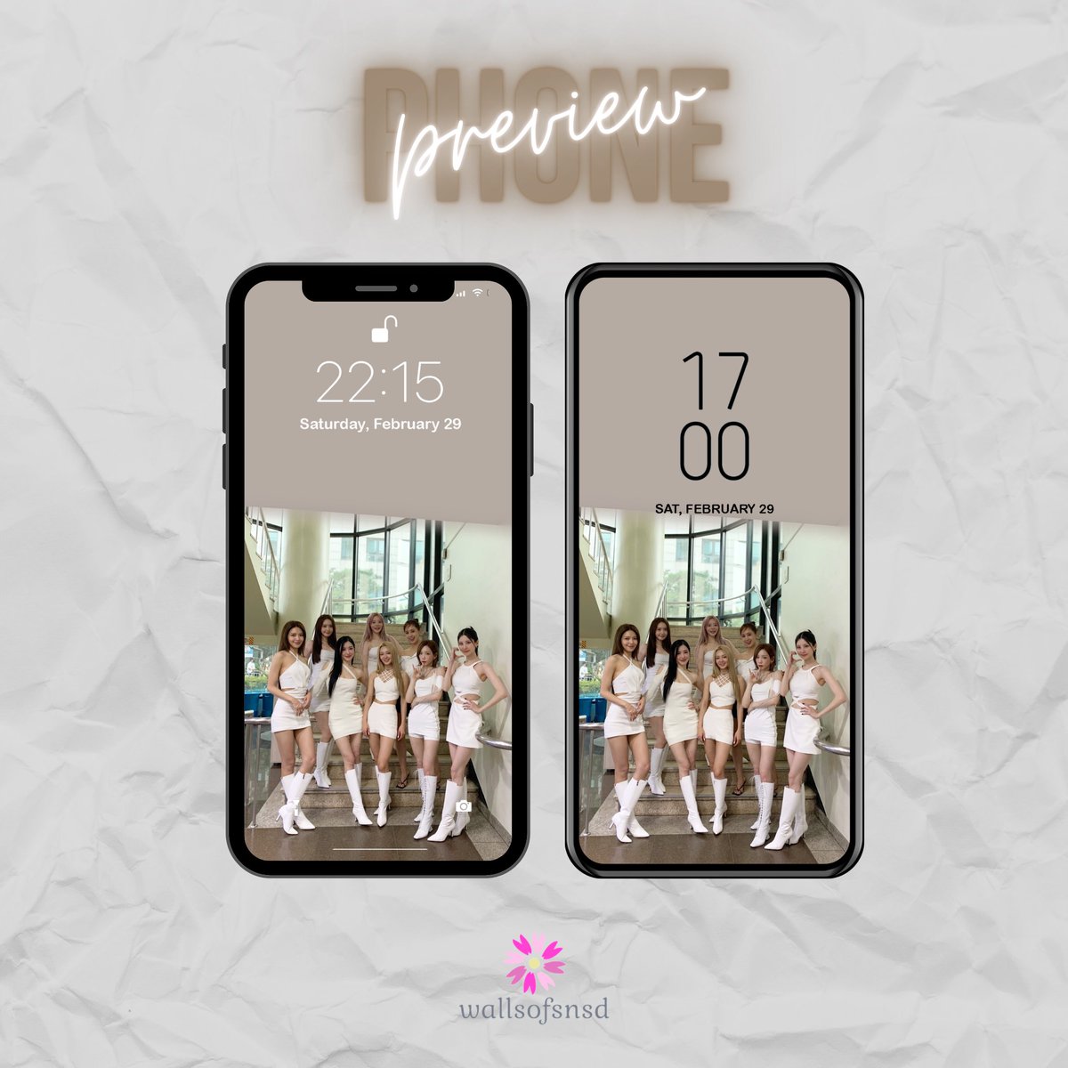 wallsofsnsd's tweet photo. GIRLS’ GENERATION
•LOCK/HOME SCREEN•

💖do not re-edit
💖do not repost without credit

#GirlsGeneration #소녀시대
#FOREVER1 
#뮤직뱅크 #MusicBank https://t.co/ySq1EFtOkw