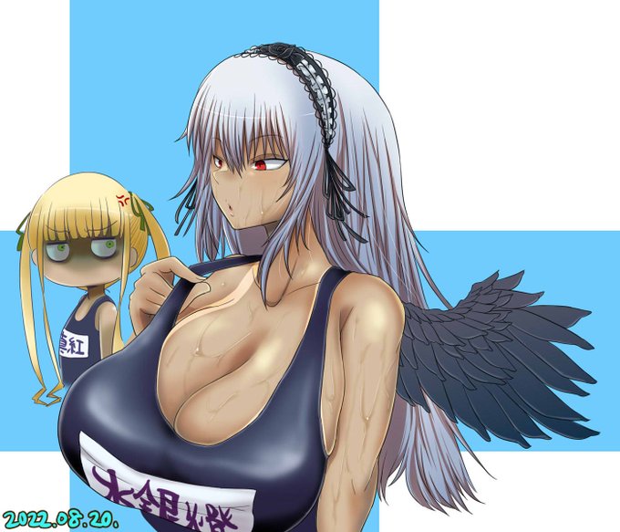 スク水日焼け水銀燈+真紅 