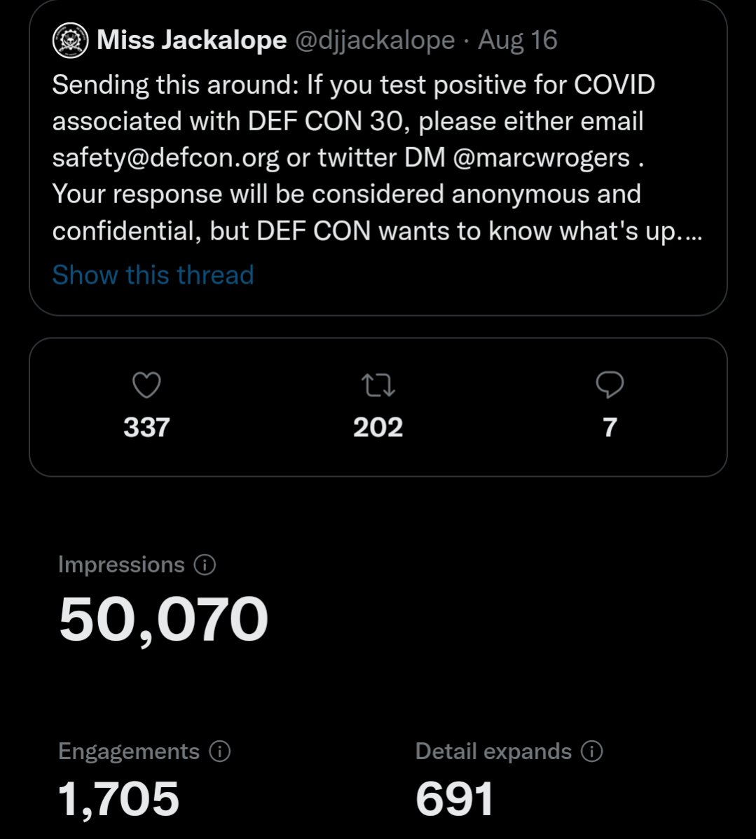 djjackalope's tweet photo. @marcwrogers I think we did ok with getting the word out. I saw another tweet with huge RT/Like numbers, too. Shout out to my anonymous #DCIB friend for the wording of this tweet! https://t.co/BjRjrY8m1P