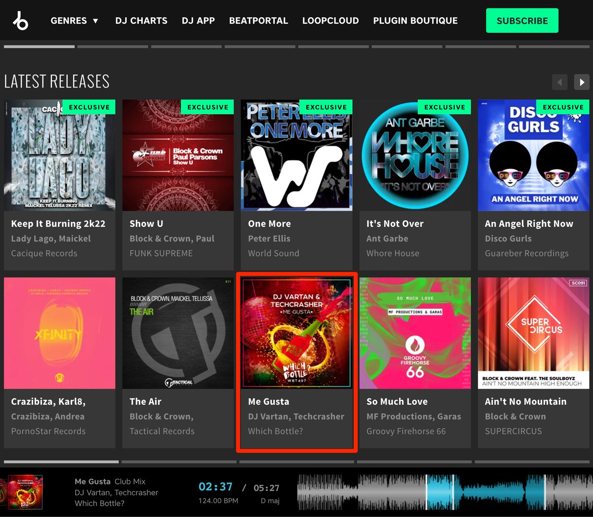 whichbottle's tweet photo. Dear friends! Thank you @Beatport for the support of our NEW release «DJ Vartan & Techcrasher - Me Gusta» in the Funky House genre! https://t.co/fMCcYuwVtn
#DjVartan #Techcrasher #WhichBottle #WhichBottleRecords #SanSanich #Sanich #DanceMusic #housemusic #house #MeGusta https://t.co/iqXutEIu2r