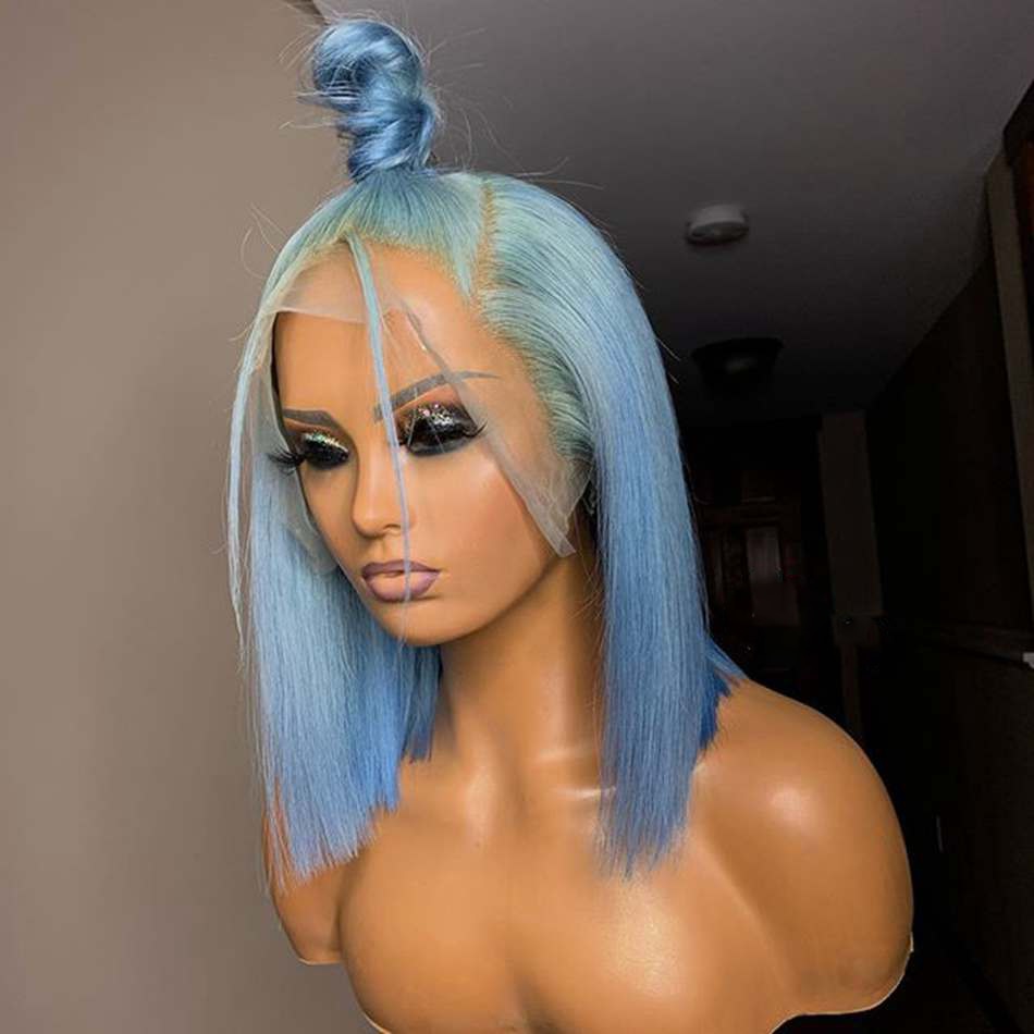 LocalScenesOrg's tweet image. Check out this product 😍 Ombre Blue Bob Silky Straight Human Hair Pre Plucked Hairline Silk Base Lace... 😍 
by Local Scenes starting at $223.99. 
Shop now 👉👉 shortlink.store/nWpWAw_WA