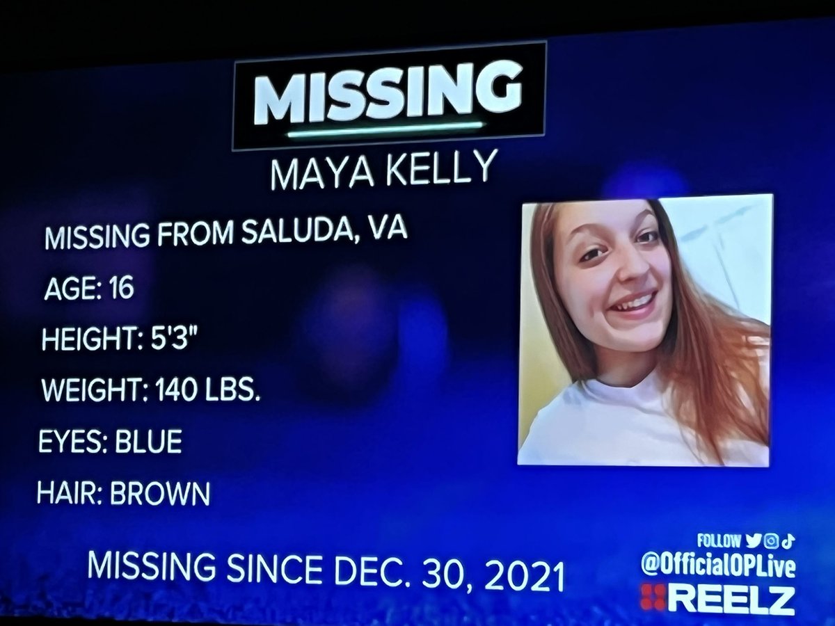 Maya Kelly missing for 9months and time to solve this missing teen. #OPLive let’s find her. See something say something 800-843-5678