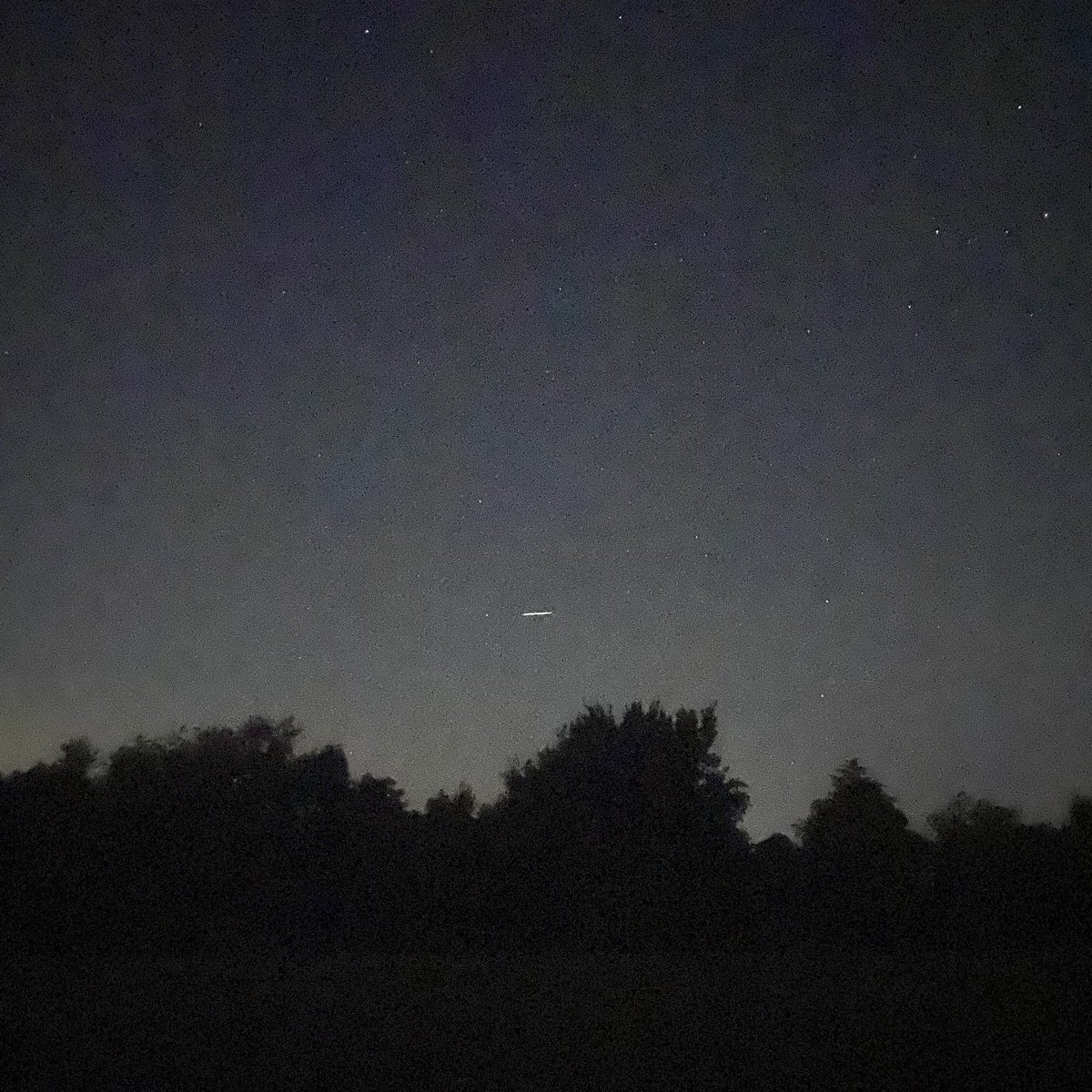 Pooslie's tweet photo. Drove up to wagman observatory to tryr to spot the aurora borealis. We did not. BUT we did see a UFO! ๐ธ๐ฝ#iwanttobeleive https://t.co/HgIoV3SfgS