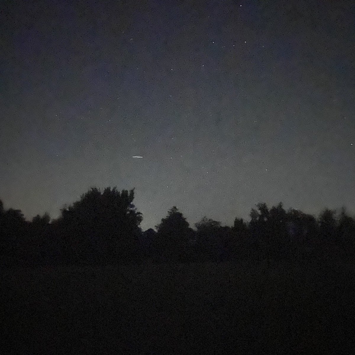 Pooslie's tweet photo. Drove up to wagman observatory to tryr to spot the aurora borealis. We did not. BUT we did see a UFO! ๐ธ๐ฝ#iwanttobeleive https://t.co/HgIoV3SfgS