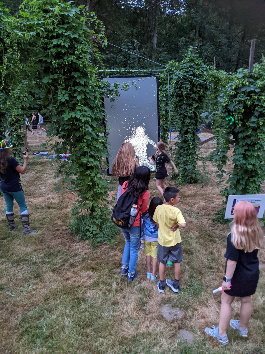 Kids love depth cameras. Adult kids, too! (At the Lusio Lights Festival at Mary Olson Farm in Auburn, WA. Come on down, 7-11 PM, Aug 19 and 29.)