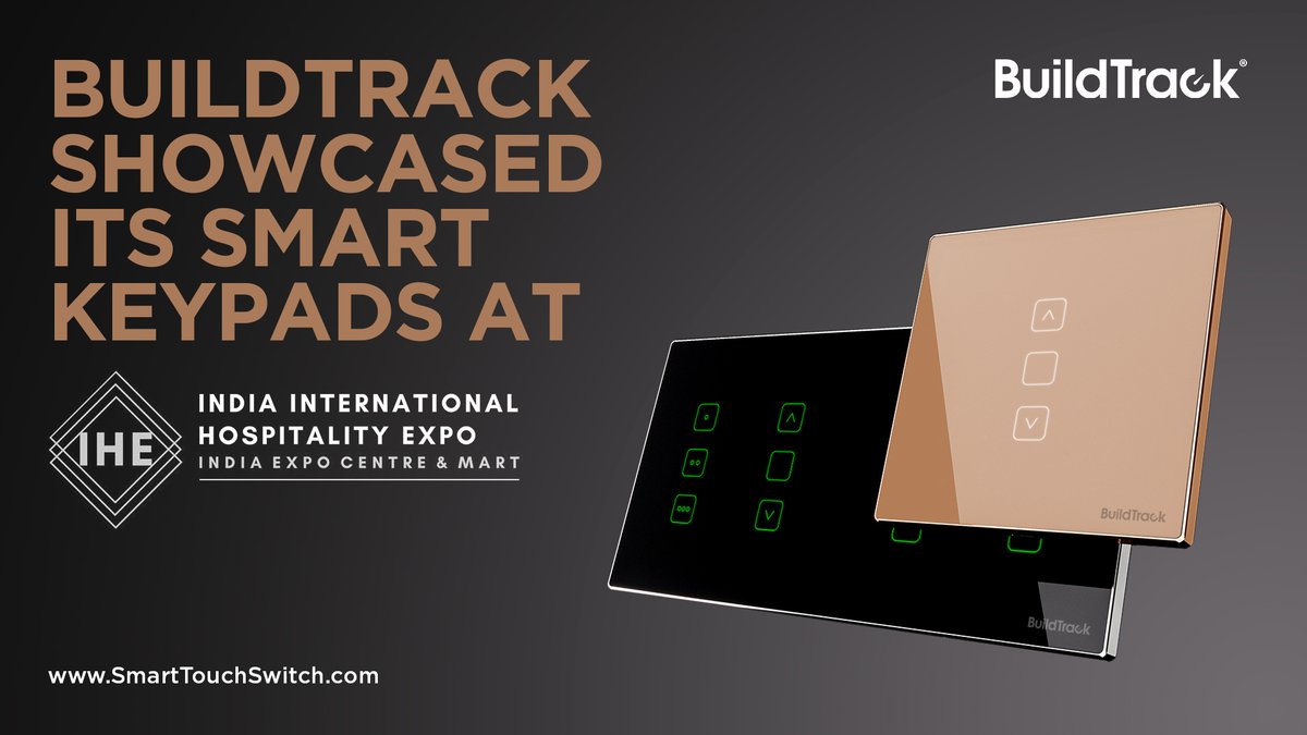 buildtrack's tweet photo. We had showcased our Smart Keypads and Hotel Automation solution at the IHE Expo. READ NEWS below
https://t.co/NEkGKn9lLy
#hospitality #buildtrack #hotels #smarthotels #hotelautomation https://t.co/SaxbUTyYSz
