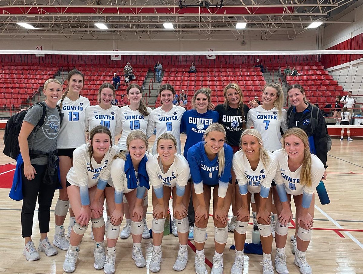 Gunter Volleyball on Twitter "These girls are ready for Gold Bracket tomorrow after going 40