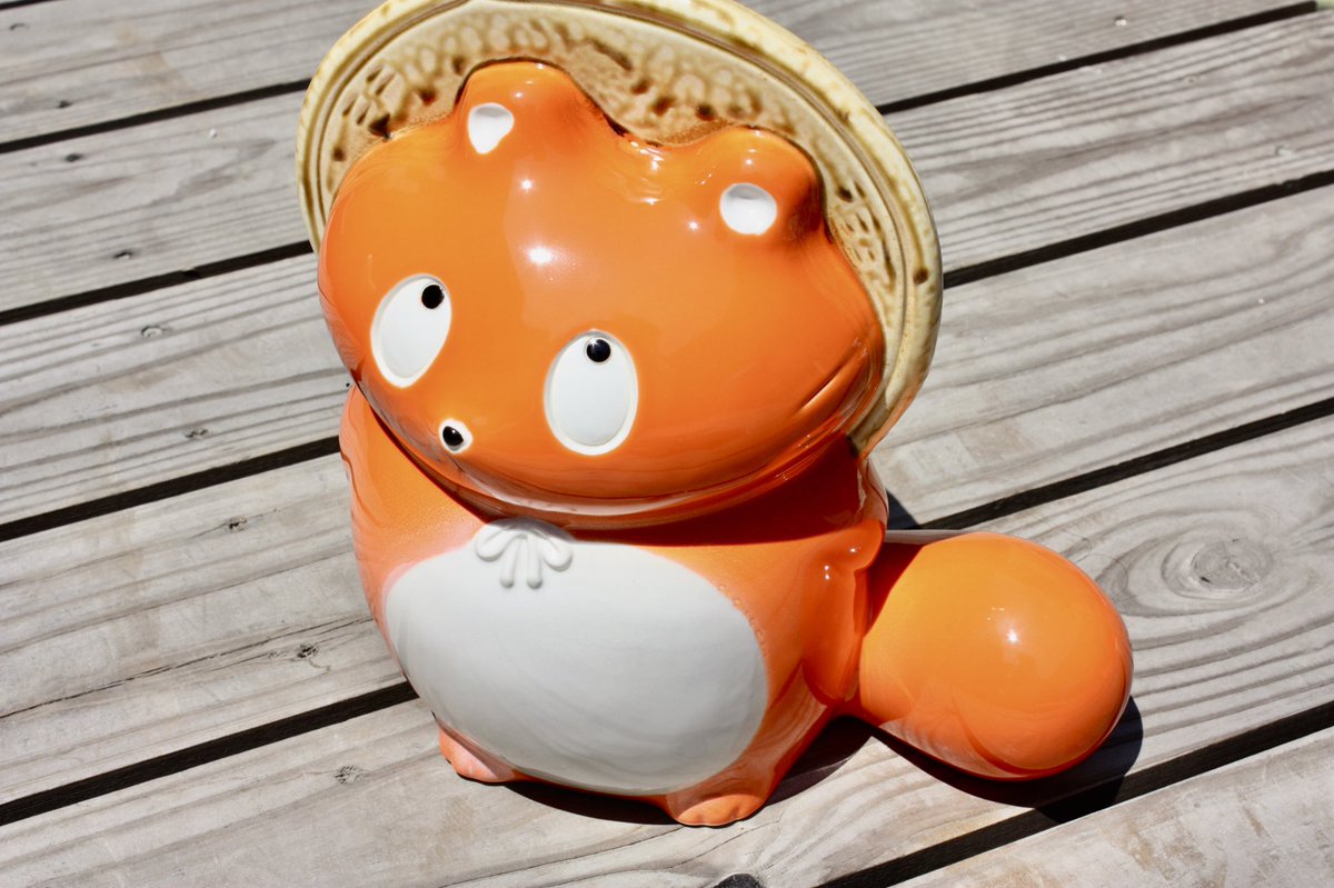 「【お知らせ】たぬきの置物「ぼんやり子だぬき」の受注生産受付を本日より開始します。」|ヒダカナオトのイラスト