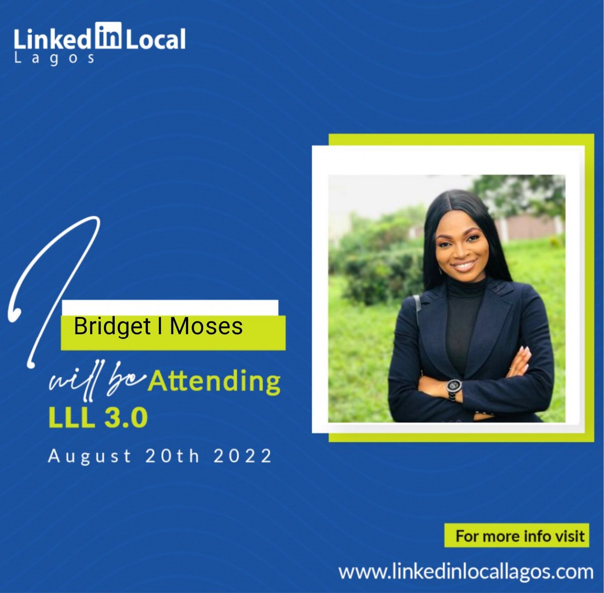 bridget__moses's tweet photo. I'll be attending LLL 3.0 @ Ballroom, Lagos Oriental Hotel, VI, Lagos. This is one of the biggest networking event for LinkedIn users in Lagos. I'm so thrilled to be part of this great gathering 🥰🥰 https://t.co/hiiewvoqti