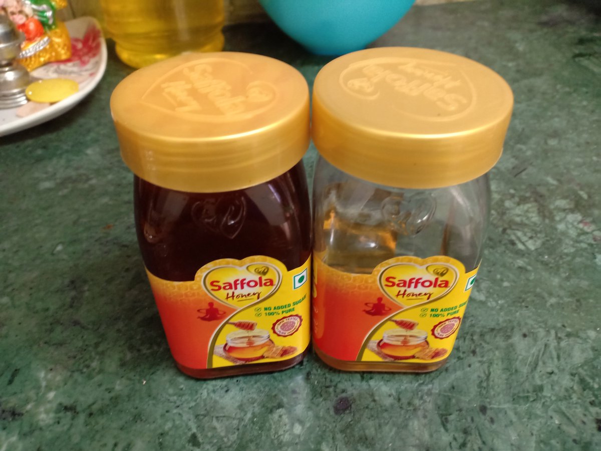 vikasarch27's tweet photo. @SaffolaHoney @fssaiindia @amazonIN Ordered Saffola honey from Amazon last month. Has expiry of Mar23 and already developed fungus inside an open and other sealed bottle. Amazon refused to return. What to do as consumer? News abt purity is paid gimmick. https://t.co/fmHoTJPy9x