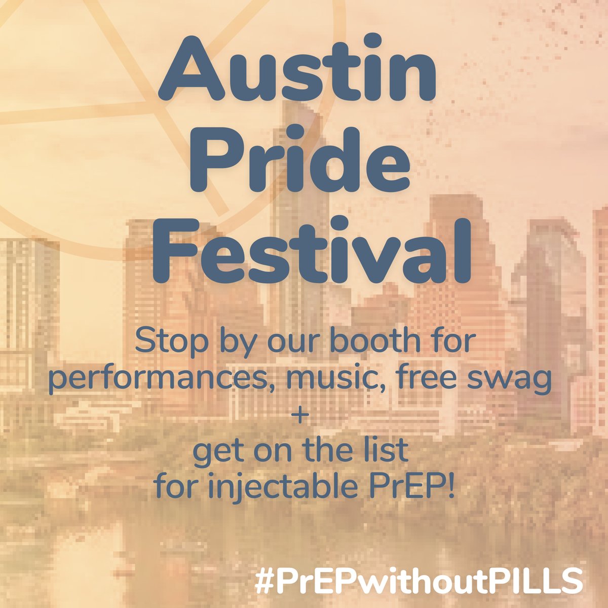 Daybreak_Health's tweet photo. Swing by our booth today at the
@AustinPride Festival! We're by the food. :)
See performances, get some free swag and be one of the first to get on the list for injectable PrEP!
#austinpride2022 #PrEPwithoutPILLS
#rethinkPrEP
@thecelialight #CheekiKhant #agentPYT https://t.co/rQkS2di2A1