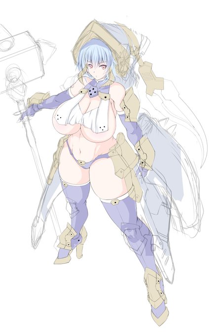 今日は休みだしゆっくり作業進められるな。
…てか冬コミのサークルカットに使うからそんなにゆっくり出来ないか😅 