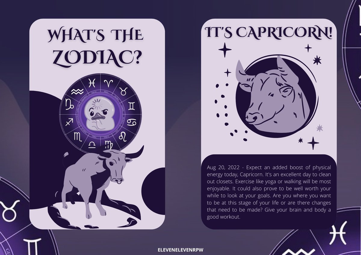 ⠀

⠀⠀⬧ BIBELIENS PRESENTS ⬧ 
⠀⠀HOROSCOPE OF THE DAY!
⠀Tag your Capricorn friends now to 
⠀   receive some treats from us!

⠀