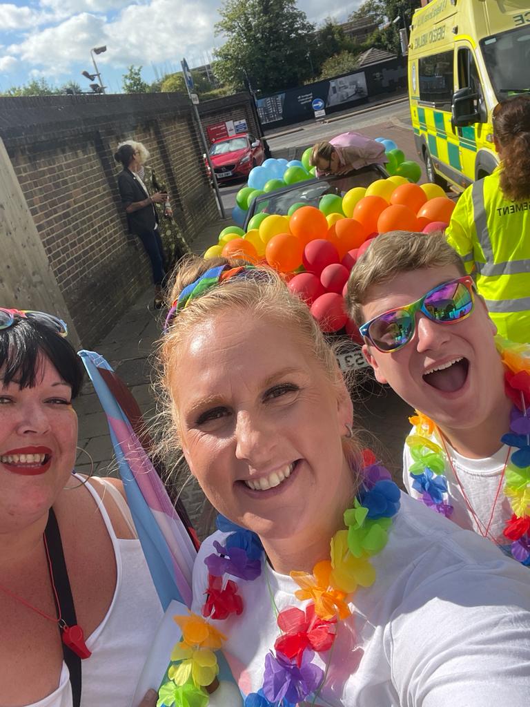 IRMemberPioneer's tweet photo. All ready for the @medway_pride Parade!!! @tracy76wood @LauraParryCo_op #coopway #beingcoop #Rochester #ItsWhatWeDo @coopuk https://t.co/AFbFsBGivH