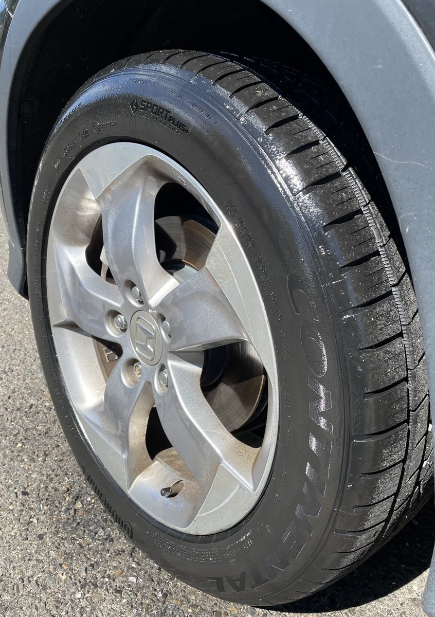 watayaslakinn's tweet photo. On our way to OBX &amp; you know it’s going to be a safe, smooth, &amp; comfortable ride bc of these brand new @continentaltire⁩ on my girlfriend’s ⁦@Honda⁩! Purchased specifically because of their support of ⁦@DWRshow⁩ w/ ⁦@RyanEversley⁩ &amp; #TwitterlessSean https://t.co/M95DH2yiNO