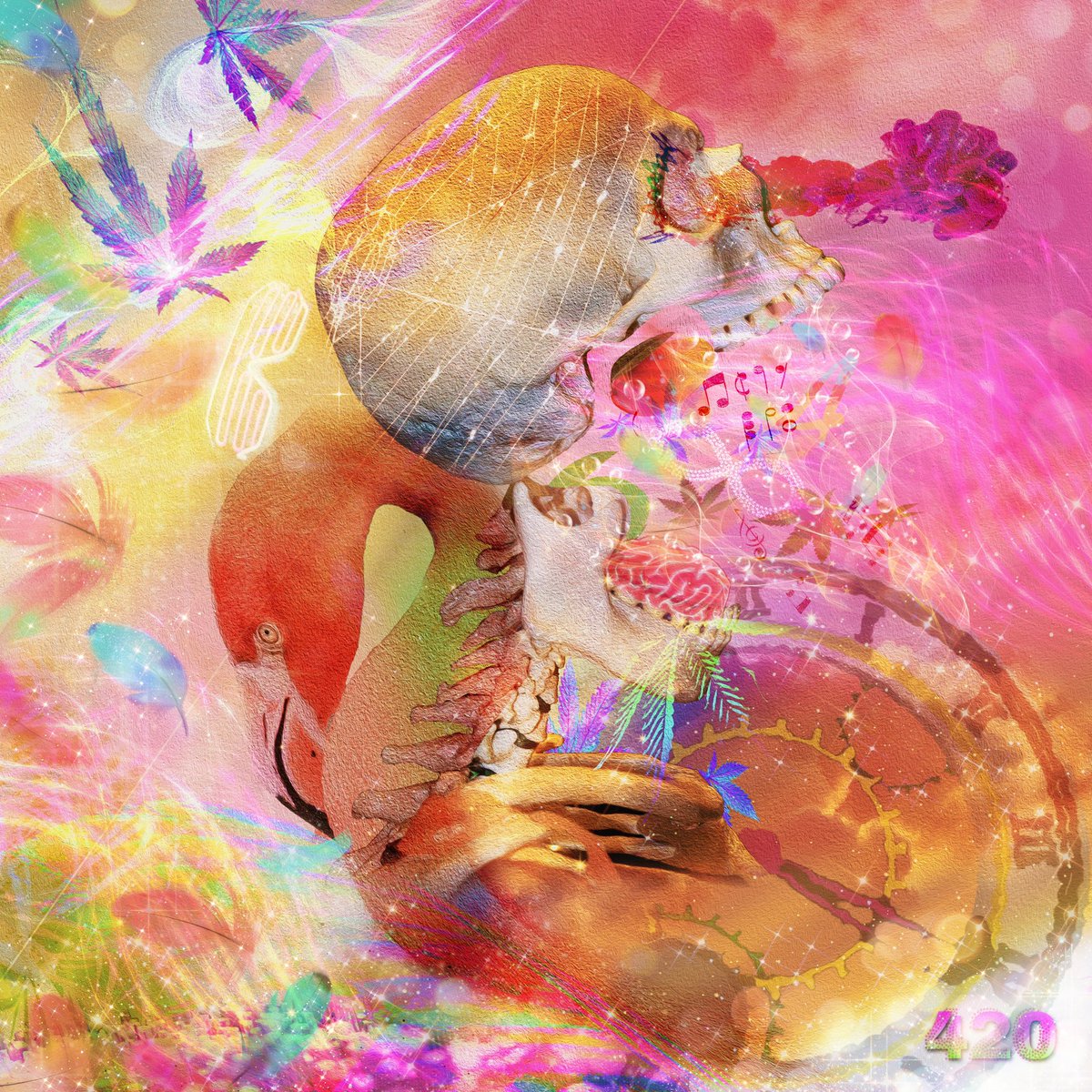 Time to see colors better 🦩☠️

It's almost twenty past four. The pleasant sound of music is wrapped in my mind space, 🤯boom  the explosion of colors has happened in my eyes, I have reached my infinity.♾️☠️🦩
#KatoOGgo #NFTCommunity #NFTSPACESHIP 

foundation.app/@firoozeh.sola…