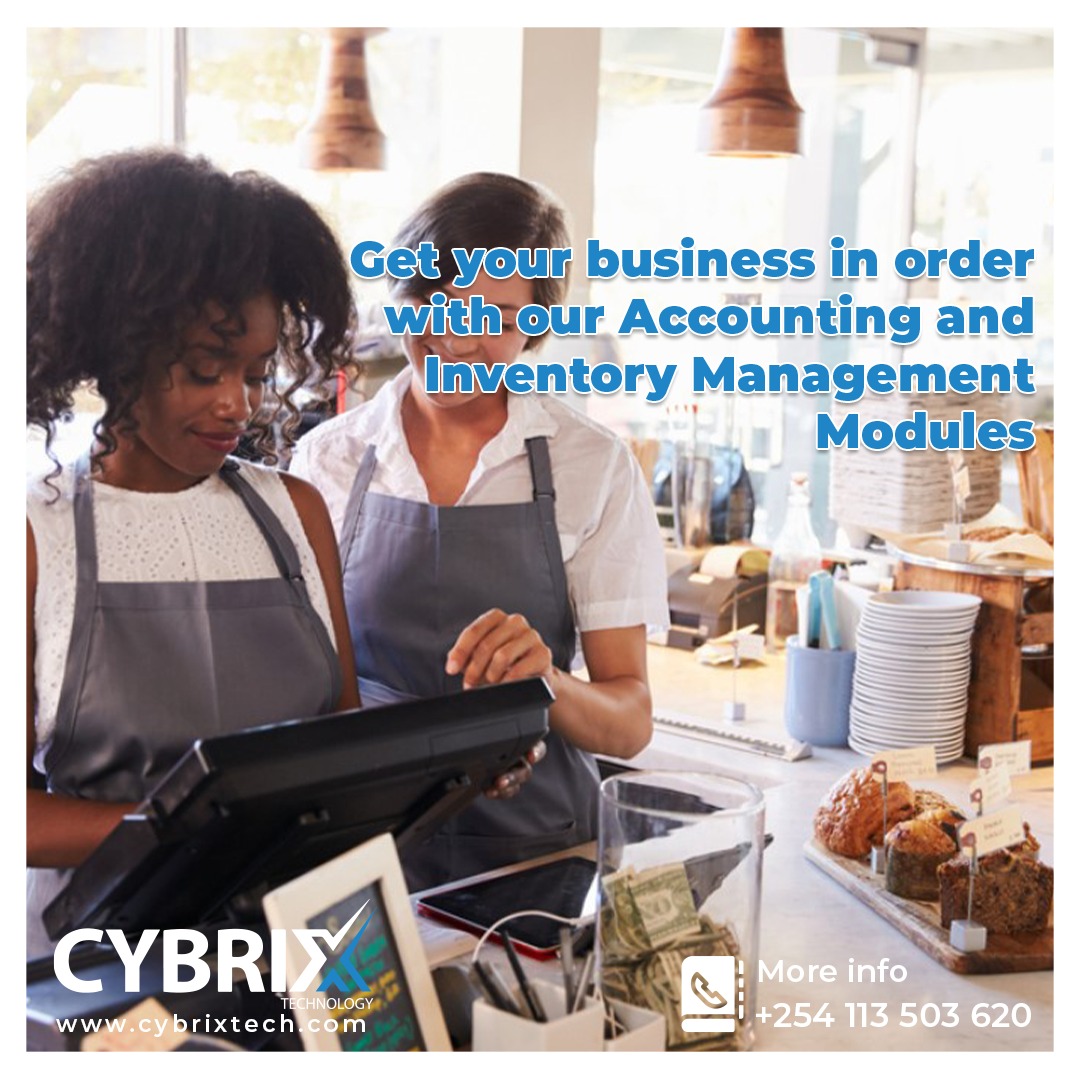CybrixTech's tweet image. Keep on top of Accounting & Inventory
From as low as Ksh. 5000 a month, you can begin to control your books and manage multiple branches!
Make your purchase today:
☎️: +254 113 503 620
📩: info@cybrixtech.com
#digitalizebizyakonacybrixerp #CybrixERP #poskenya #erpkenya