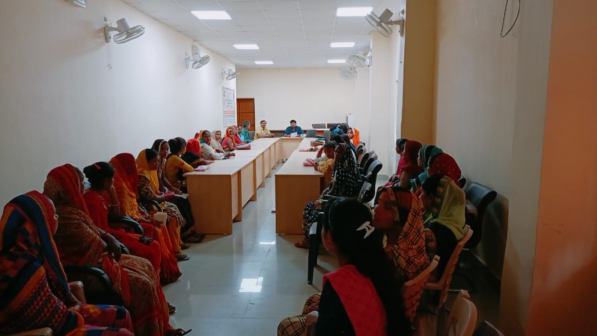 Meeting with SHGs engaged in ODOP of the district.
MOM:
1. How to strengthen group working.
2. How to make quality products, training required, revenue model etc.
3. Market linkage situation of the SHGs.
4. Challenges and future opportunities of SHGs.