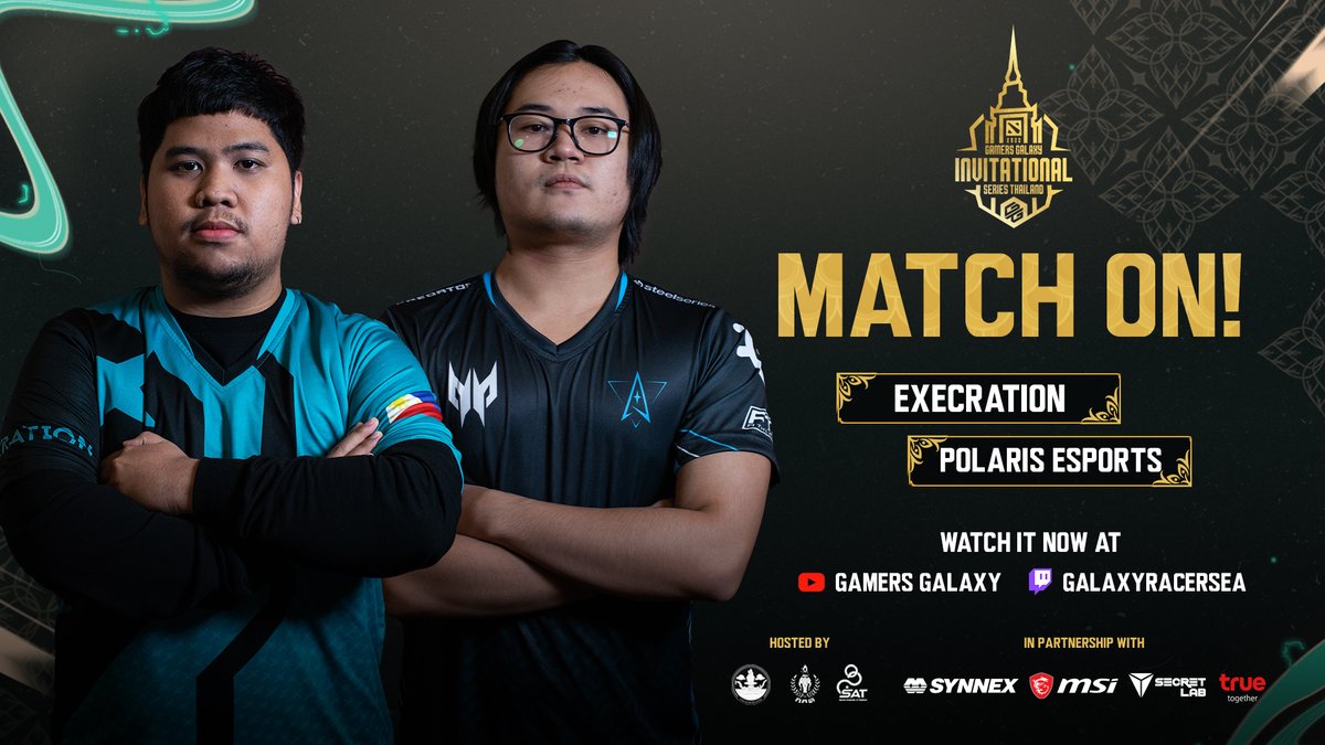 GAMERS GALAXY: Dota 2 Invitational HatYai Thailand (@galaxyracersea) on Twitter photo It's time!
<a href="/ExecrationGG/">Execration</a> vs <a href="/PolarisEsprtsPH/">Polaris Esports</a>
Who will face Boom in the grand finals? Find out now! 👇👇
youtube.com/c/GAMERSGALAXY…
twitch.tv/galaxyracersea It's time!
<a href="/ExecrationGG/">Execration</a> vs <a href="/PolarisEsprtsPH/">Polaris Esports</a>
Who will face Boom in the grand finals? Find out now! 👇👇
youtube.com/c/GAMERSGALAXY…
twitch.tv/galaxyracersea