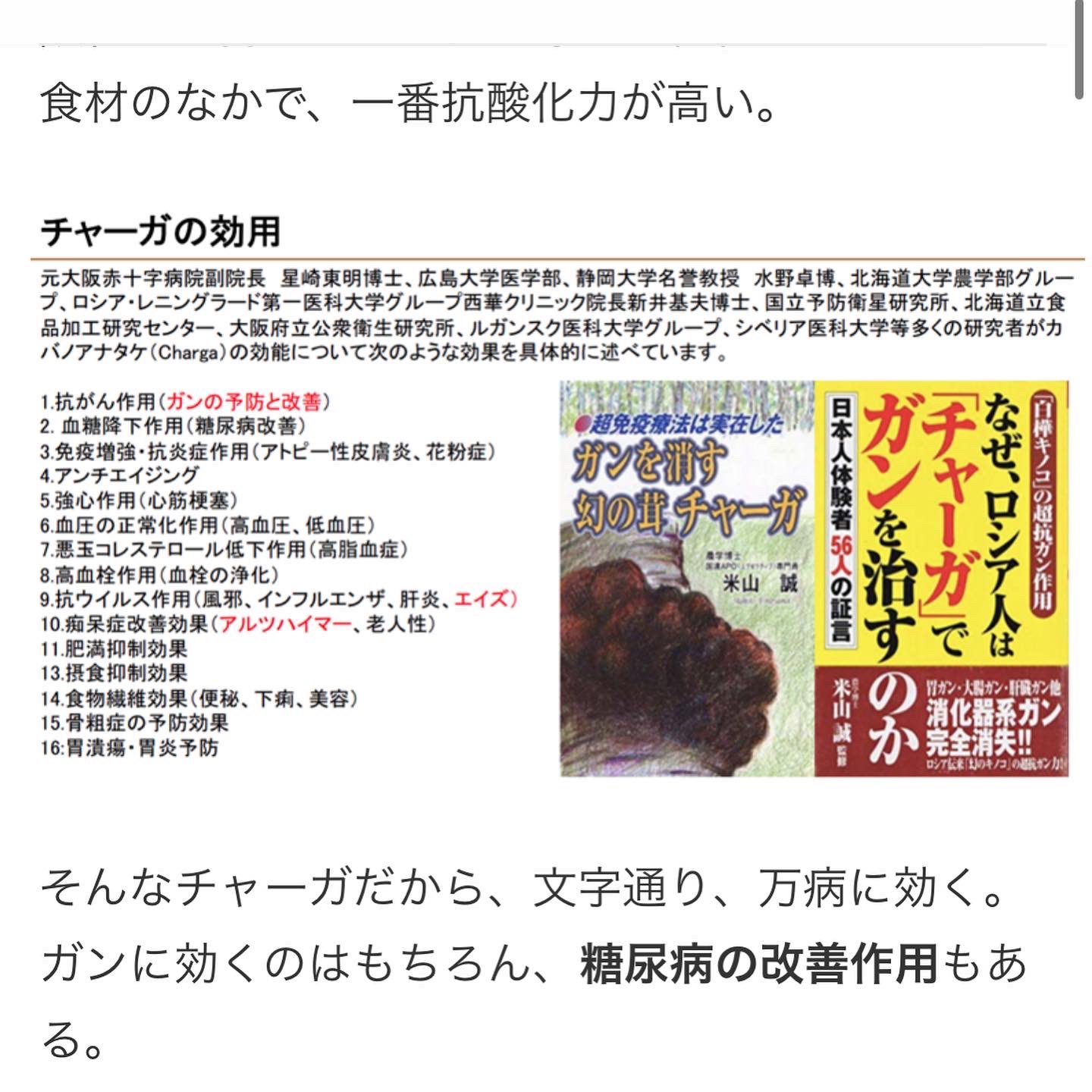 「白樺キノコ」の超抗ガン作用 なぜ、ロシア人は「チャーガ」でガンを治すのか―日… Amazon.co.jp: なぜ、ロシア人は「チャ-ガ」でガンを治すのか