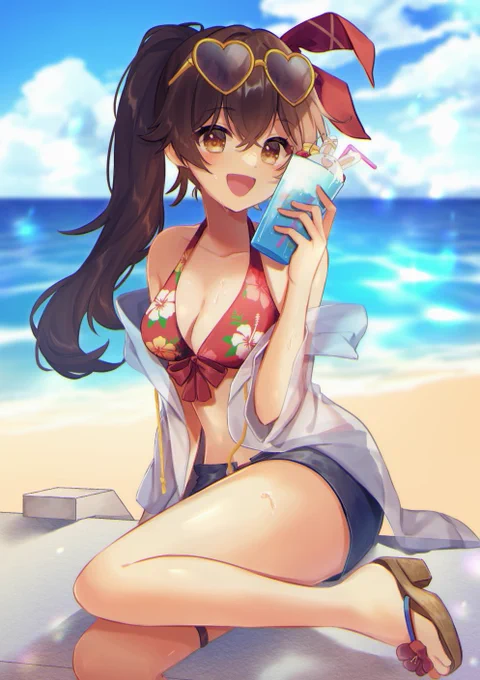 水着アンバーちゃん 