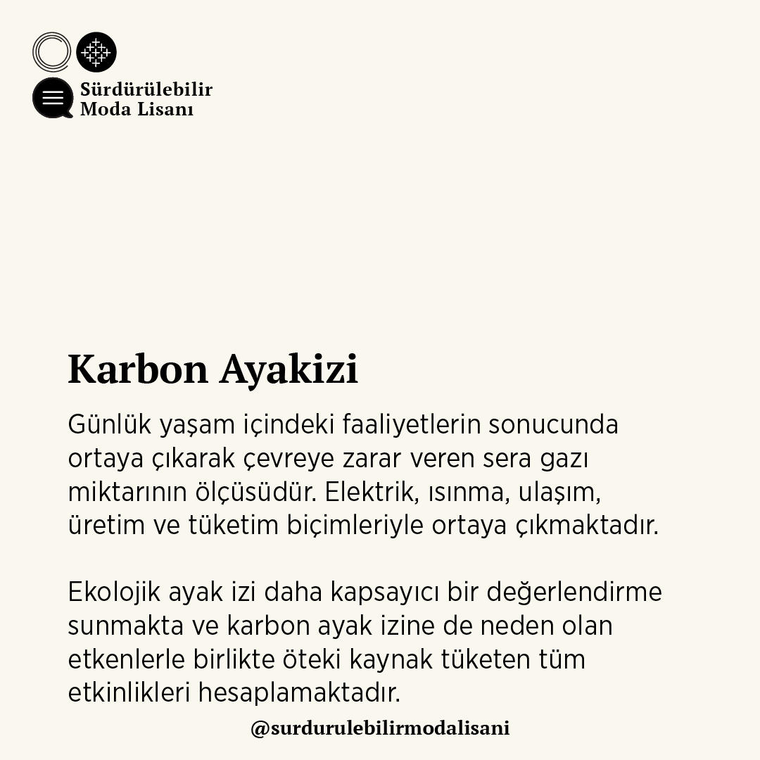 LisanModa's tweet photo. “Karbon Ayak İzi” hakkında daha detaylı bilgiye linkten ulaşabilirsin. https://t.co/A0TndJAZA1
#önceyeryüzü #aslındaneyigiyiyoruz #antroposen #iklimkrizi #küreselısınma #sürdürülebilirlik #üretim #tüketim #üretimtüketimdöngüsü #sürdürülebilirmodalisani #karbonayakizi https://t.co/y216c9oxv2