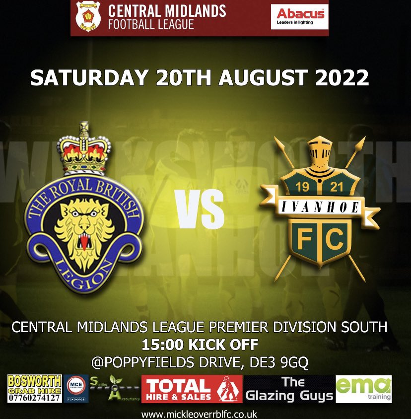 Our season starts today with a tough game v Wirksworth Ivanhoe come down and support the lads