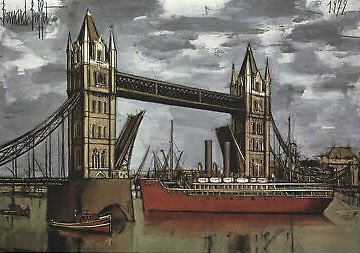 Tower Bridge 1972 #BernardBuffet