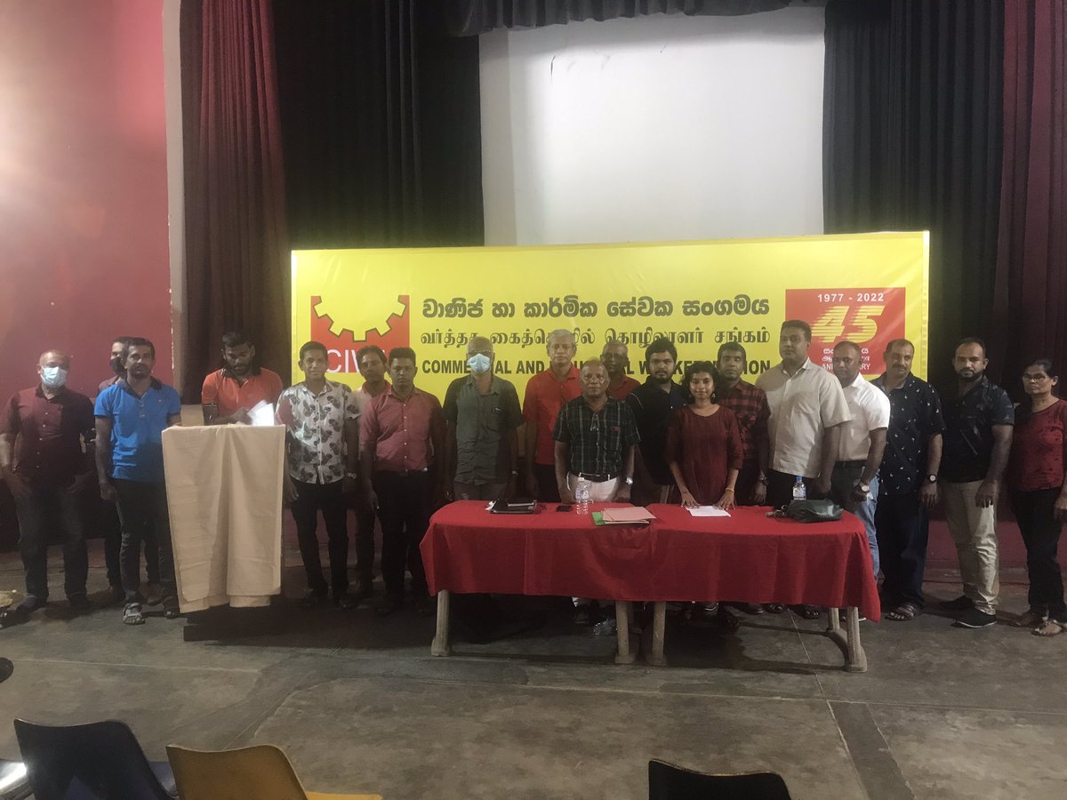 LM_LKA's tweet photo. Congratulations to Member of LM, Attorney-at-Law &amp; our dearest comrade, Swasthika Arulingam, who has done us proud again, by being appointed as the first ever woman President of the Commercial &amp; Industrial Workers’ Union, as the CIWU celebrates its 45th Anniversary this year✊🏾 https://t.co/IN7mcaT3K0