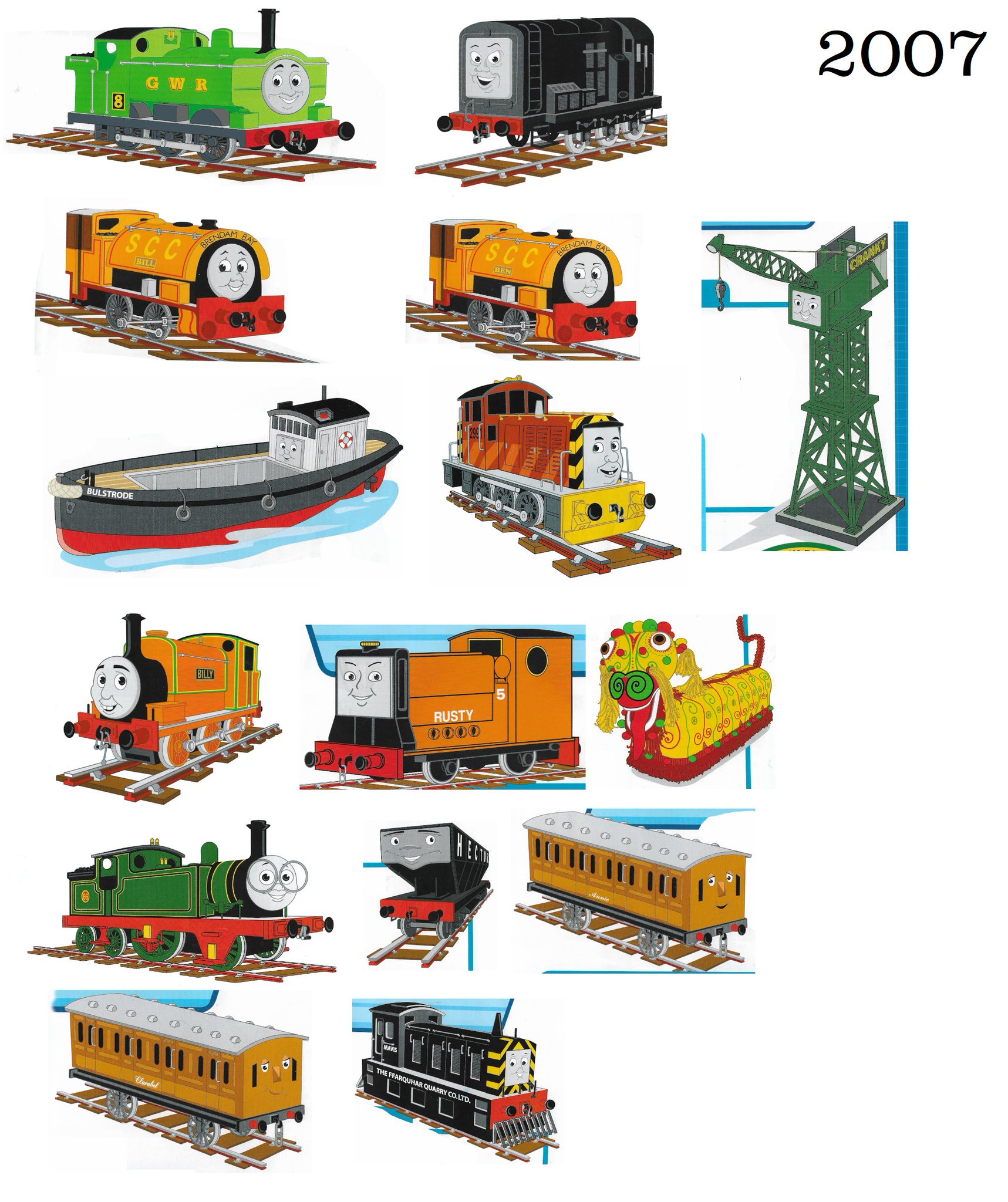 Thomas and best sale friends 2007