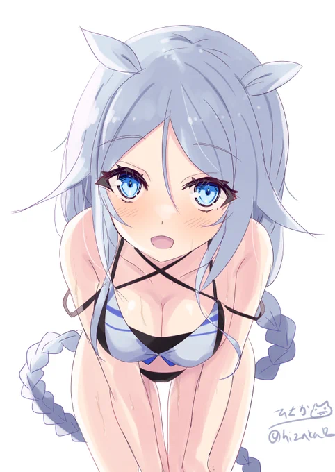 「海風、お呼びでしょうか?」水着の海風#艦これ版深夜の真剣お絵描き60分一本勝負#艦これ版真剣お絵描き60分一本勝負_20220819 