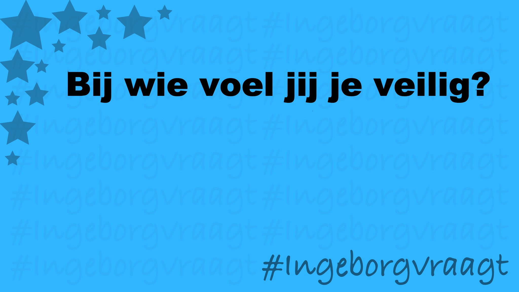 on Twitter "Bij wie voel jij je veilig? https//t.co