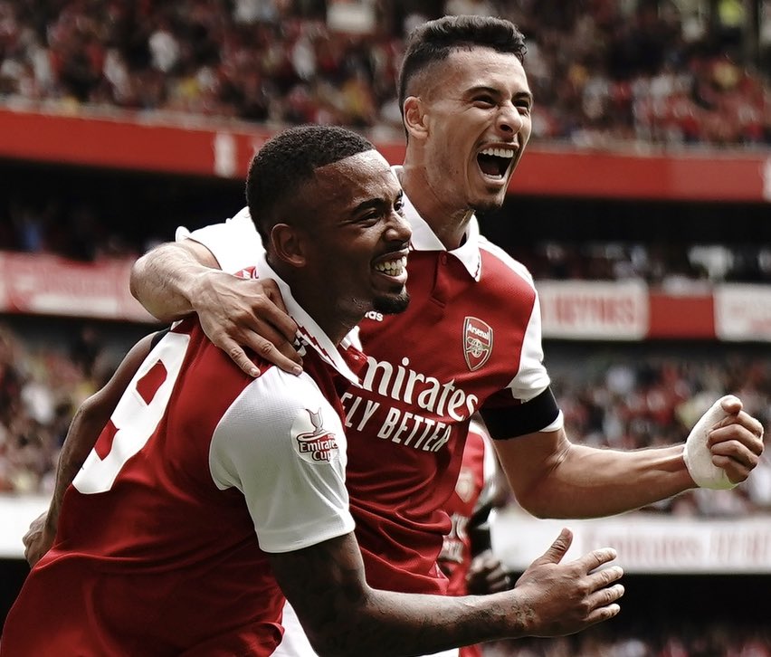 SurpriseShirts's tweet image. If Gabriel Jesus, Martinelli or Saka SCORE for Arsenal this afternoon against Bournemouth, we’ll giveaway a surpriseshirts.co.uk Mystery Shirt! 🇧🇷👑

♻️ Retweet
✅ Follow us

That’s all you need to do 🤝