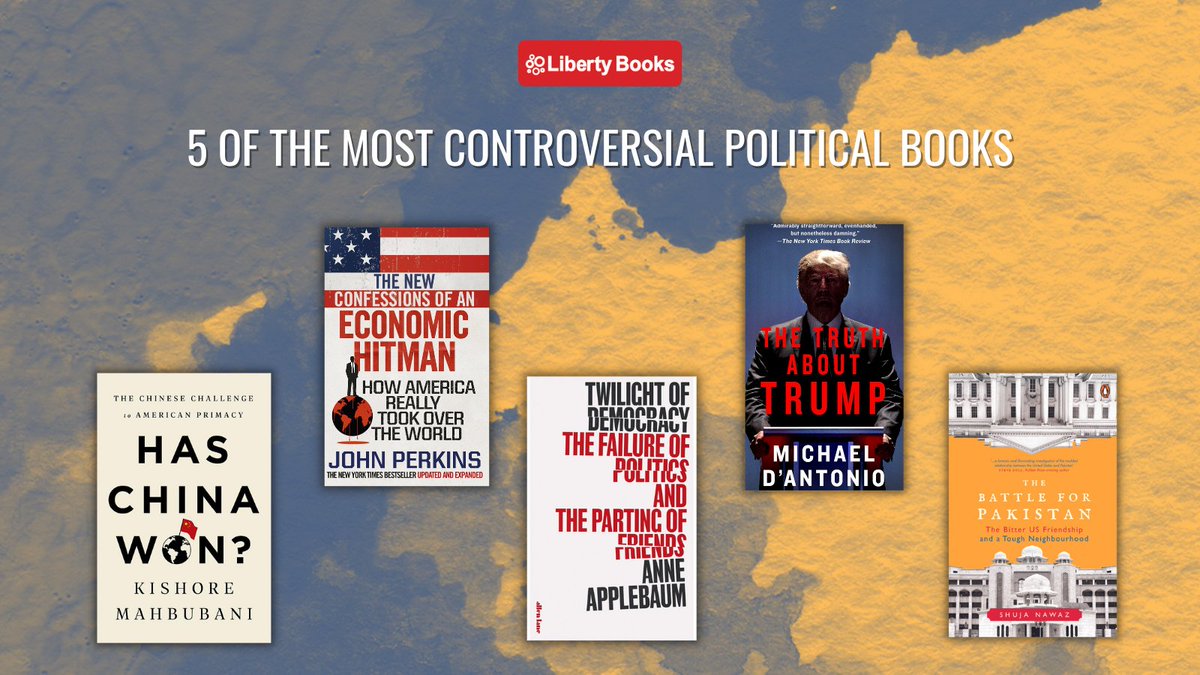 LibertyBooks_'s tweet photo. 5 Must-Read Controversial Political Books!
Shop Now: https://t.co/GRlSp8hoaJ
#Polticalbooks #Bestpoliticalbooks #controversialpoliticalbook #Politics #Books #Bookish #Bookstagram #Bookaholic #BookWorm https://t.co/Trwo4057Ul