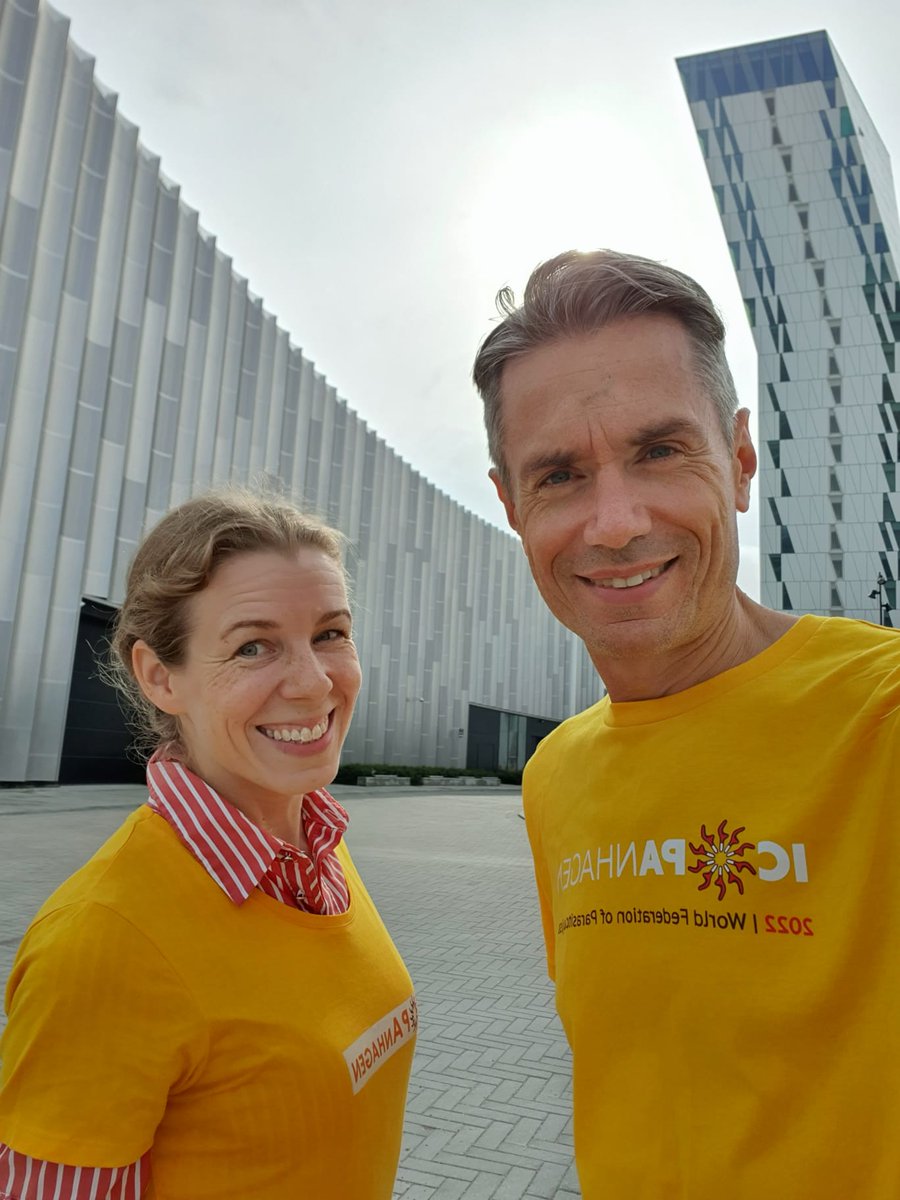 The #YellowTshirts have arrived at #BellaCenter! 💛🧡💛🧡💛🧡💛🧡💛🧡 #ICOPA2022 #ICOPAnhagen