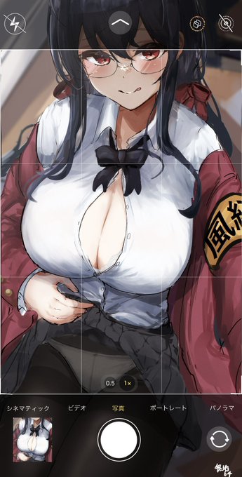 昨日あげた風紀委員大鳳さんの撮影風差分です。
#アズールレーン 