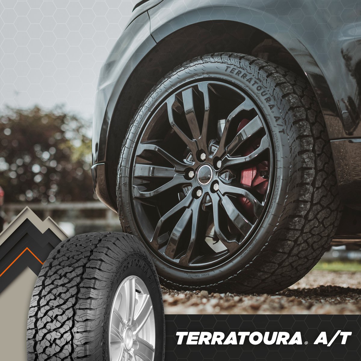 Davanti_Tyres's tweet image. Terratoura A/T is designed in the UK and is the result of years of research &amp;amp; development into off-road performance ⌛

🟤 Discover #TerratouraAT: bit.ly/3sVDxHt

#AdventureBeckons #OffRoadingLife #OffRoadTyre