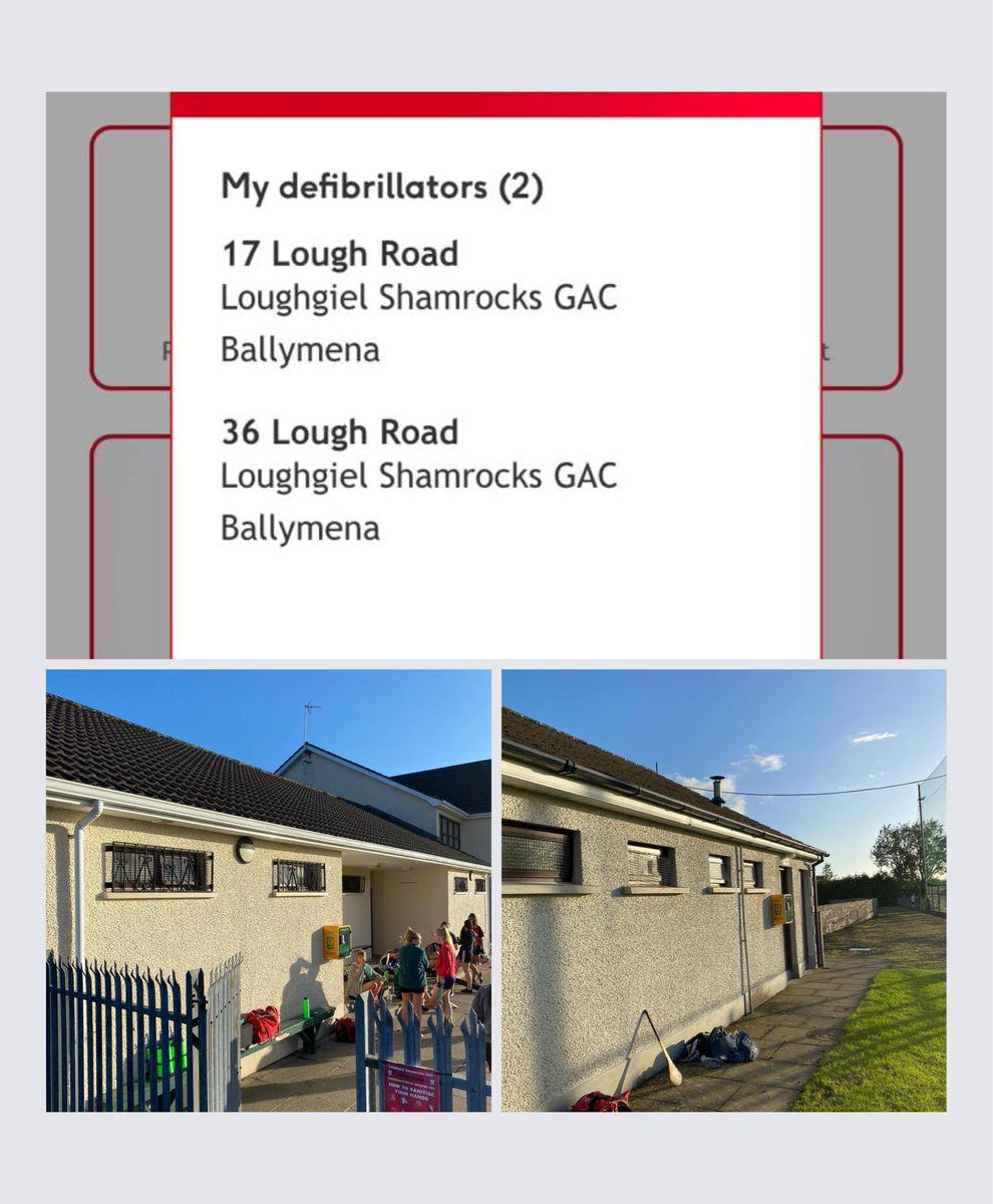 Defibrillators are now in boxes outside Fr Barrett &amp; Fr Healy Park.

Both defibs are recorded on the circuit. If you ring 999 they will give you location &amp; code.

Please respect the defibrillators as they are life saving devices

Thanks to Dody Connolly for installing the boxes.