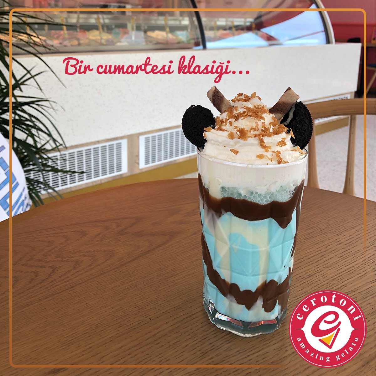 Hafta sonu planlarınıza Cerotoni’yi eklemeyi unutmayın! Sizi lezzetlerimizle buluşturmak için mağazalarımıza bekliyoruz. 

#cerotoni #cerotonigelato #dondurma #gelato #italyandondurması #nazilli #kuşadası #buca #bostanlı #milkshake