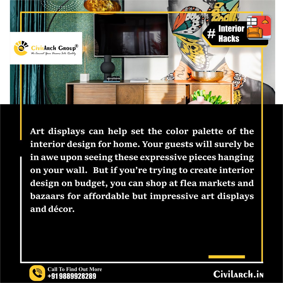 CivilArchgroup's tweet photo. Interior Design Tips By Team 
Civilarch #Civilarch #InteriorHacks https://t.co/HmmeD5Rj6e