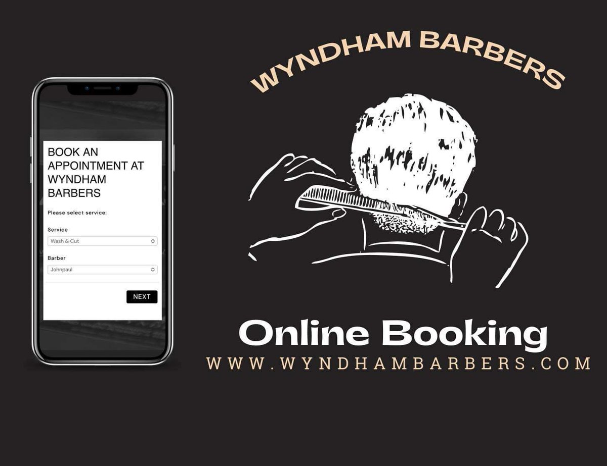 We’ve gone LIVE!
We are excited to announce our new online booking system! 
Check it out, 
visit: 
wyndhambarbers.com

#Hornchurch #barbers #barberpro 
#Essex #barbershop #menshair
