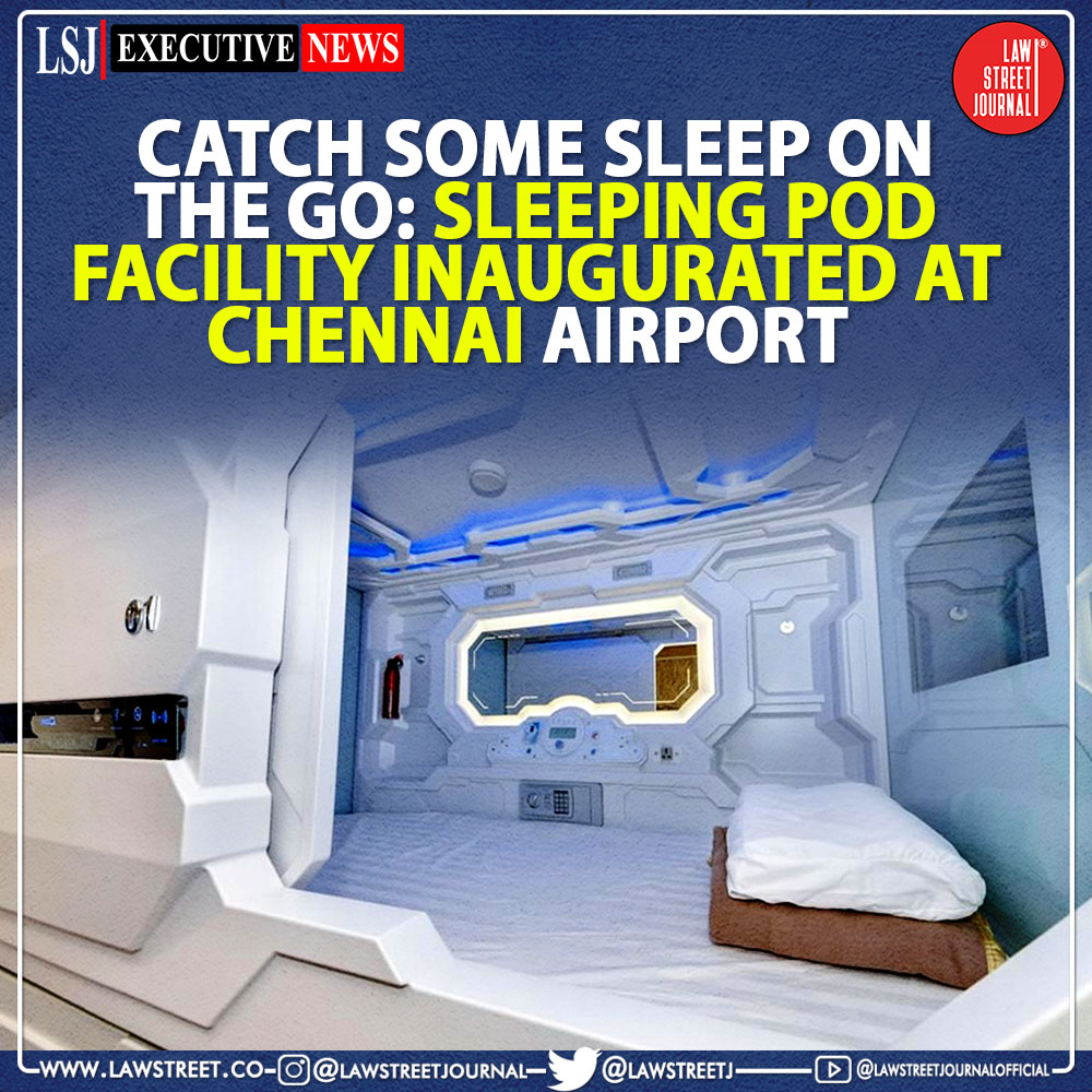 LawstreetJ's tweet photo. 𝐂𝐚𝐭𝐜𝐡 𝐬𝐨𝐦𝐞 𝐬𝐥𝐞𝐞𝐩 𝐨𝐧 𝐭𝐡𝐞 𝐠𝐨!
Passengers arriving at Chennai Airport can now have a comfortable short stay with the launch of #Sleepingpod facility (capsule hotel) in Domestic Arrival. @LawstreetJ #pod #inaugurated #chennai #airport #sleepzo #PodHotelChennai https://t.co/UB6F45DGT5