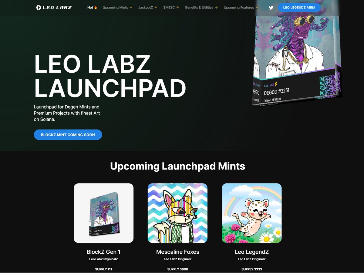 oceandrops_io's tweet photo. Leo LabZ is going LIVE in 6 hours 🤝 https://t.co/Lp1X7mJrnw