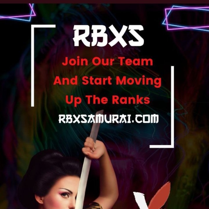 Itoro_Rbxs's tweet photo. Join us now and win based on ranks you attempt. We are here for you.

https://t.co/hkjP4Xmyms

#RBXS #RBXSamurai #DEFI #NFTs #RBXSToken https://t.co/9vpZxoVHVI