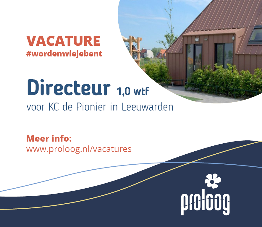 Ben jij een duizendpoot met onderwijshart, die de menselijke maat niet uit het oog verliest? Heb je een vooruitziende blik en zet je met plezier je schouders eronder? Wij zoeken voor kindcentrum de Pionier een enthousiaste directeur! Meer info👉🏻 proloog.nl/Werken-bij/Vac…