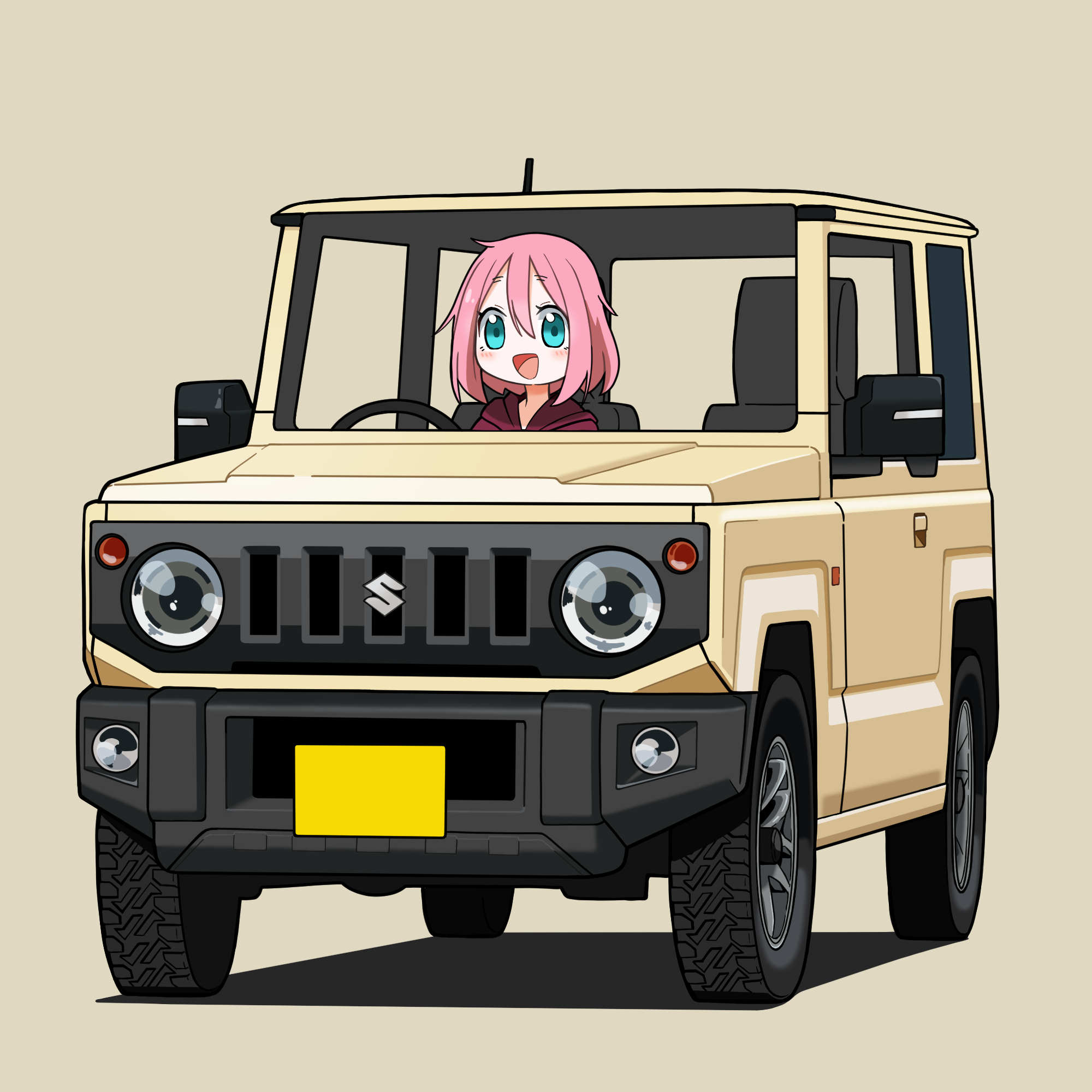 ゆるキャン△』 なでしこの車 （なでしこ・志摩リンアクスタ付